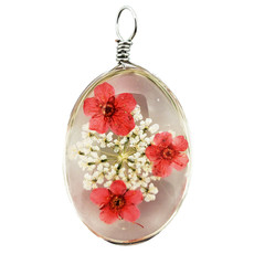 Small Dried Flower Pendant