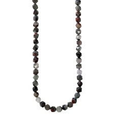 Bead World Faceted Star Cut African Bloodstone 16" Strand