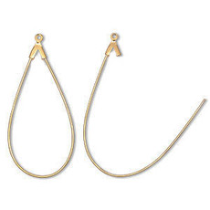 Bead World Drop Earring Hoops