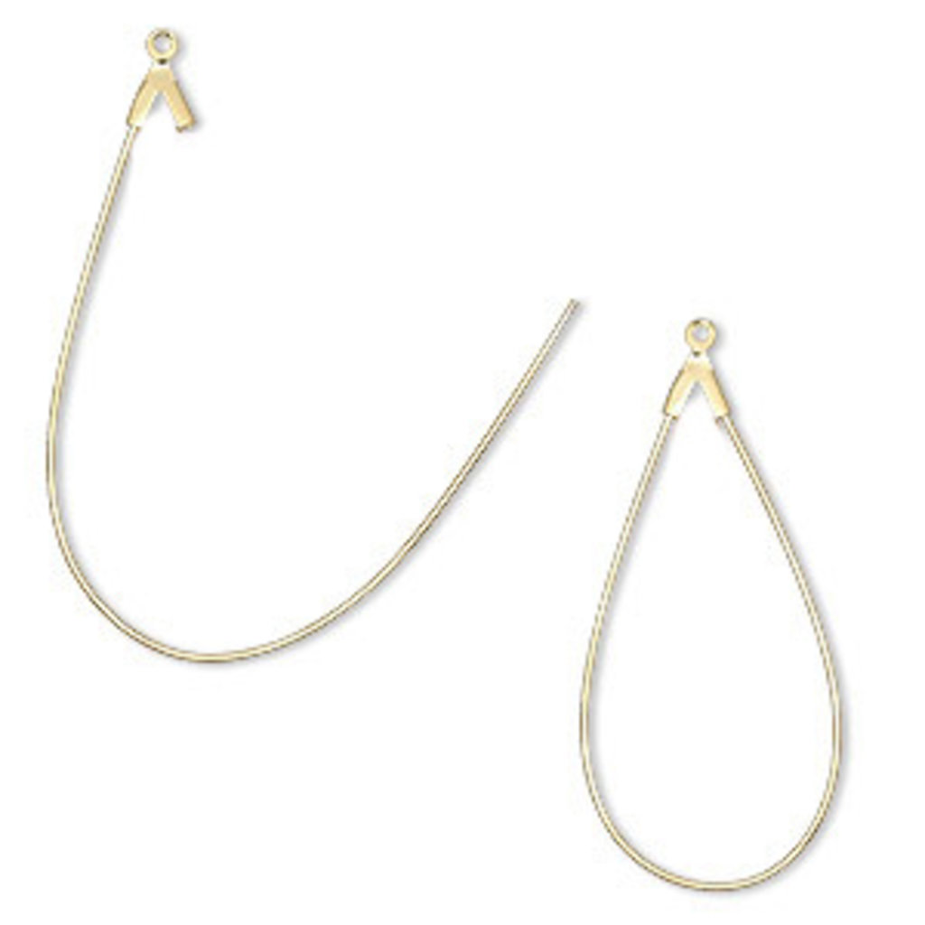 Bead World Drop Earring Hoops