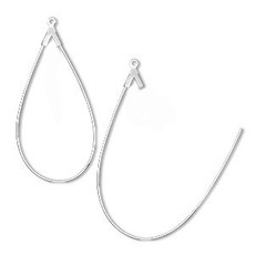 Bead World Drop Earring Hoops