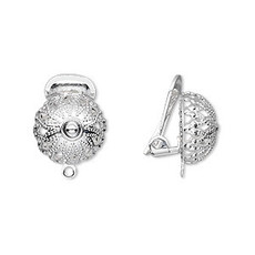 - Clip on Earring Dome 5prs.