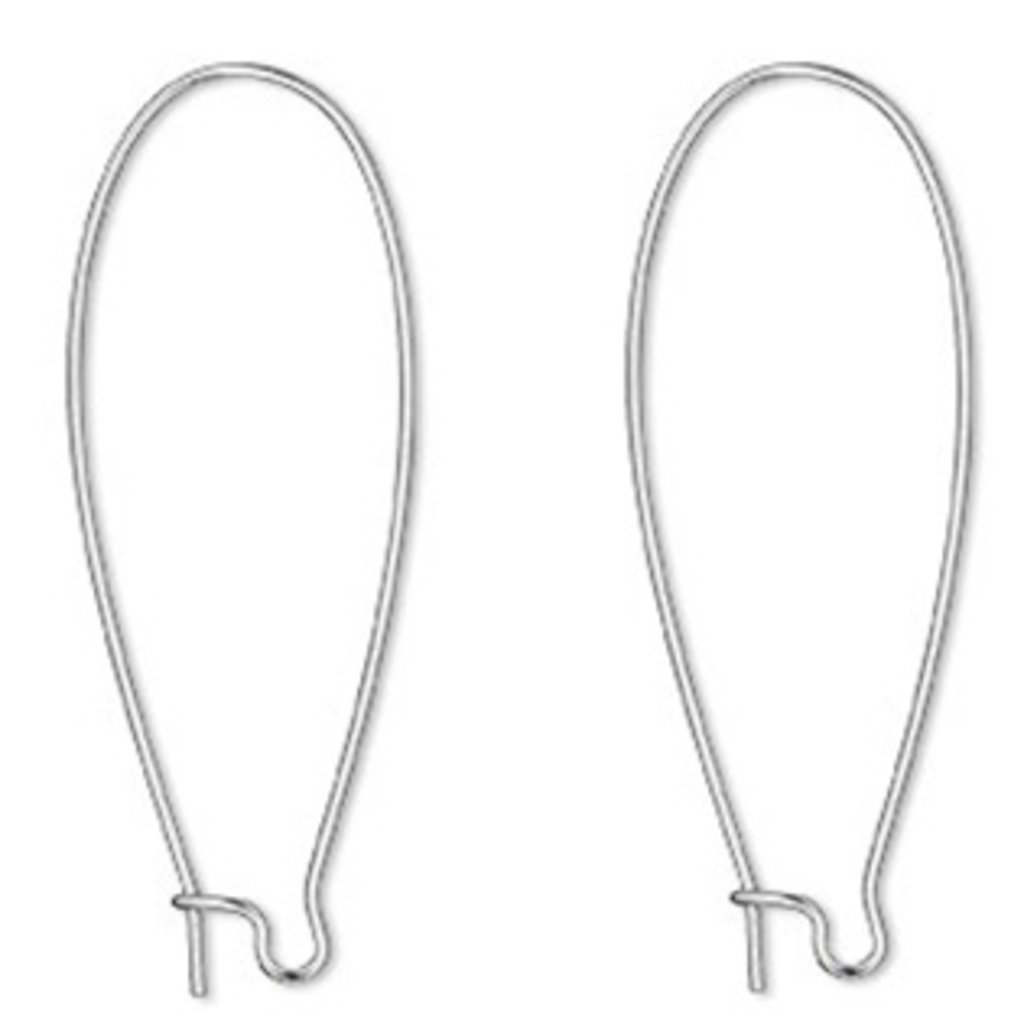 Bead World Kidney Ear Wire