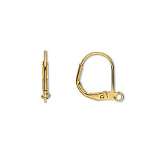 Bead World Leverback Earring Wire Plain