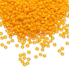 Miyuki #11 Rocaille Seed Bead Opaque Mandarin Orange 25gms