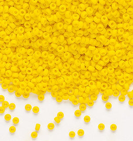 Miyuki #11 Rocaille Seed Bead Opaque Matte Canary 25gms