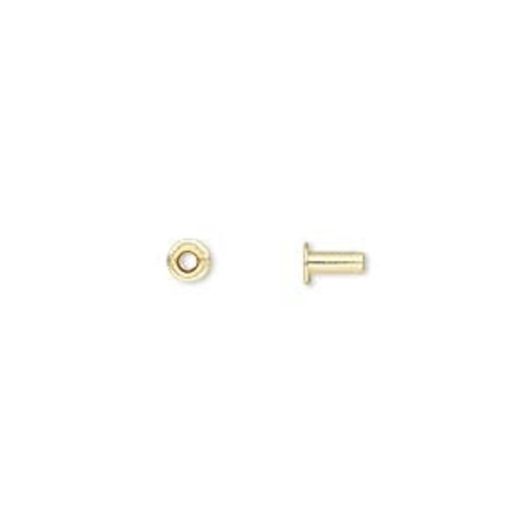 Brass Eyelets 5x3.5mm 100pcs