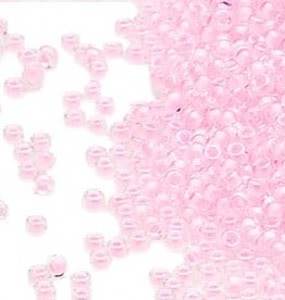 Miyuki #15 Rocaille SB Trans C-Lined Luster Bubblegum Pink 35gm