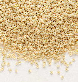 Miyuki #15 Rocaille Seed Bead Opaque Matte Pear 35 Grams
