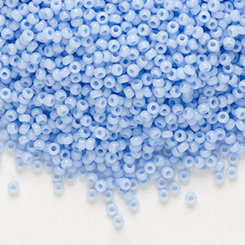 Miyuki #11 Rocaille Seed Bead Opaque Blue Agate 25gms