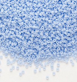 Miyuki #15 Rocaille Seed Bead Opaque Blue Agate 35 Grams
