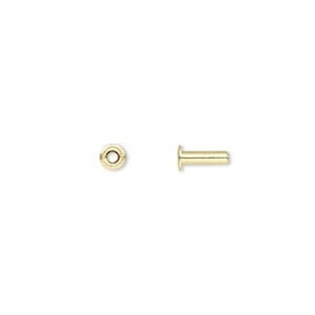 Brass Eyelets 7x3.5mm 100pcs