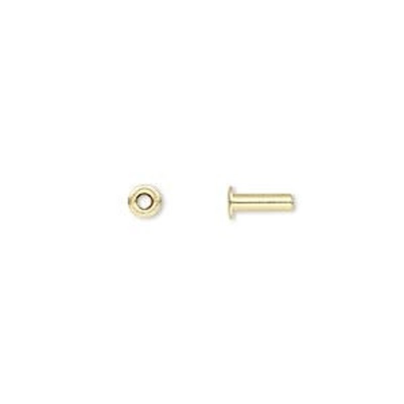 Brass Eyelets 7x3.5mm 100pcs