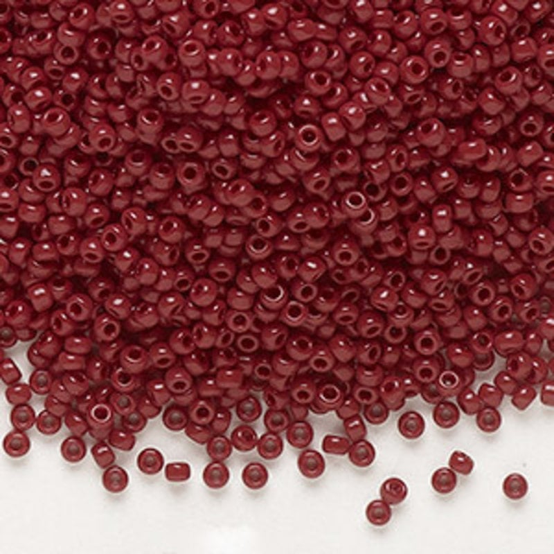 Miyuki #11 Rocaille Seed Bead Opaque Currant 25 Grams