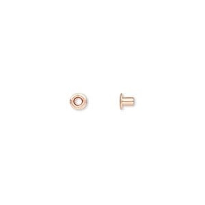 Copper Eyelets 3.5x3mm 100pcs