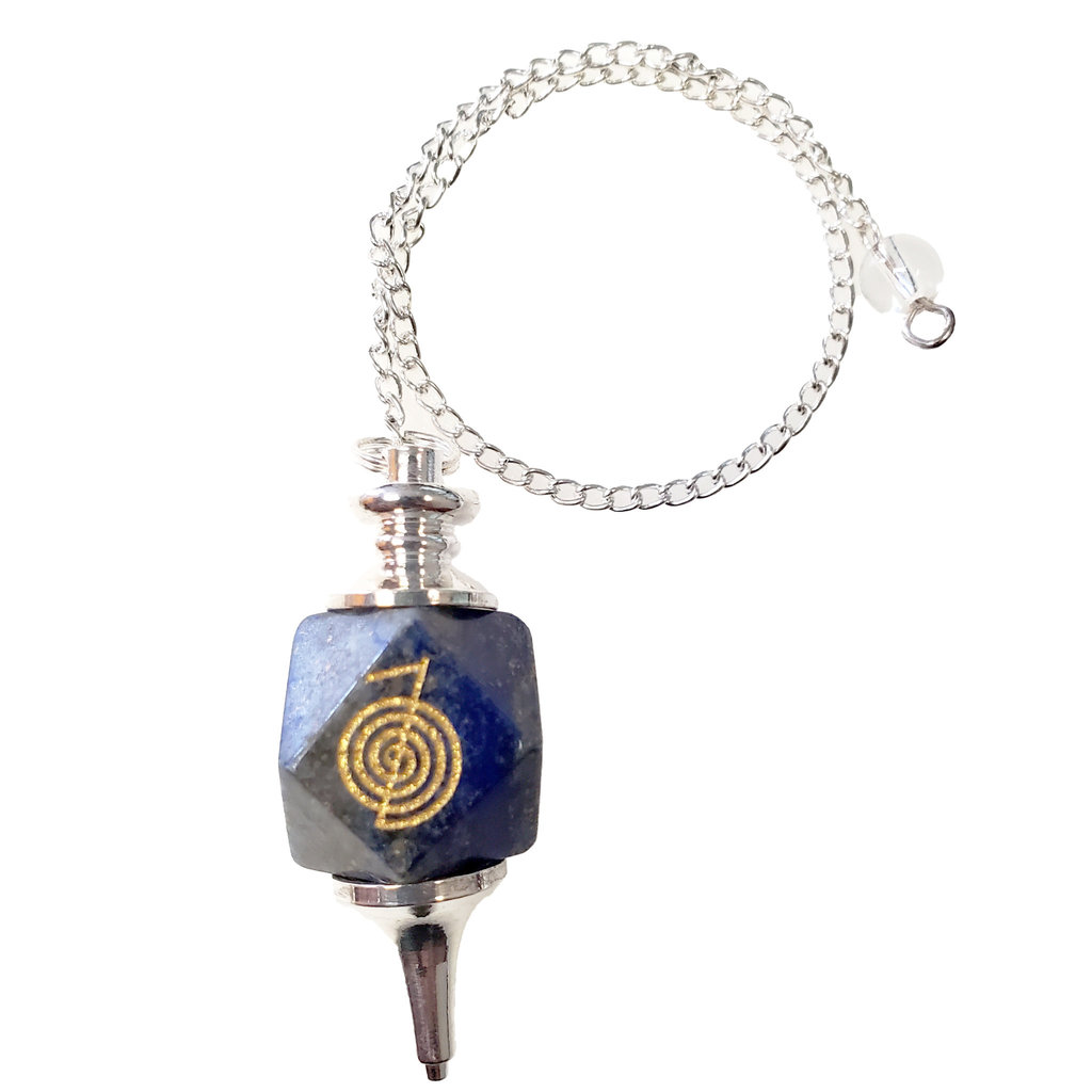 Lapis Lazuli Pendulum with Chain