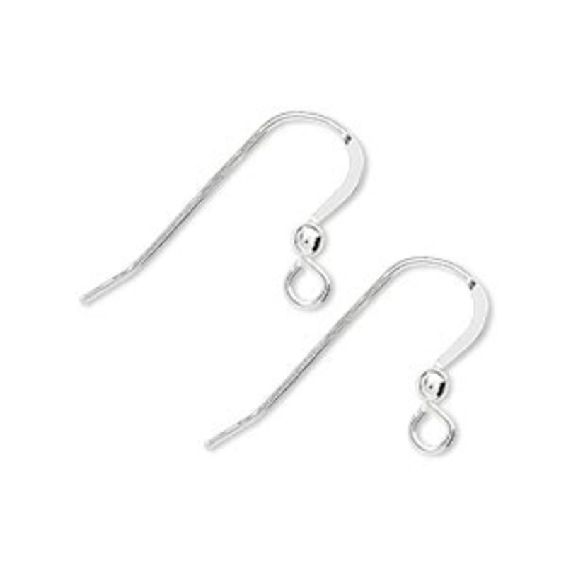 Fishhook Iron Earring Hook, For Making Earrings, Size: 0.6 Inch at