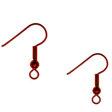 Bead World Fish Hook W/ 2mm Ball & Coil