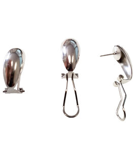 Almond Omega Back Earring