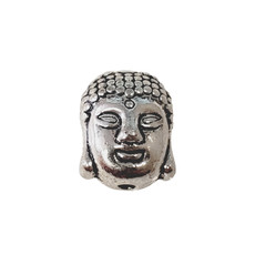 Buddha Head Charm 9x11mm 3pcs.