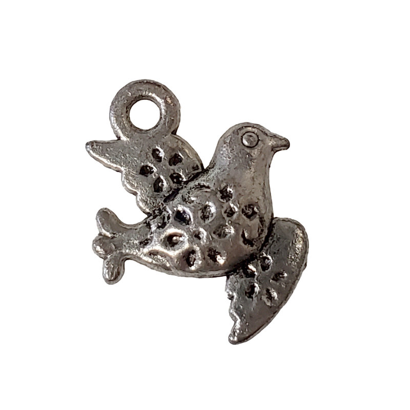 Bird Charm 16x14mm 3pcs.