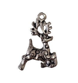 Reindeer Charm 16x23mm 3pcs.