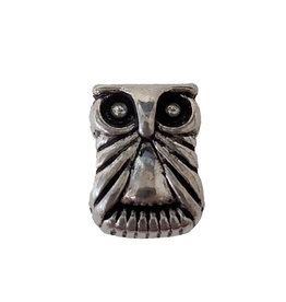 Owl Charm 10mm 3pcs.