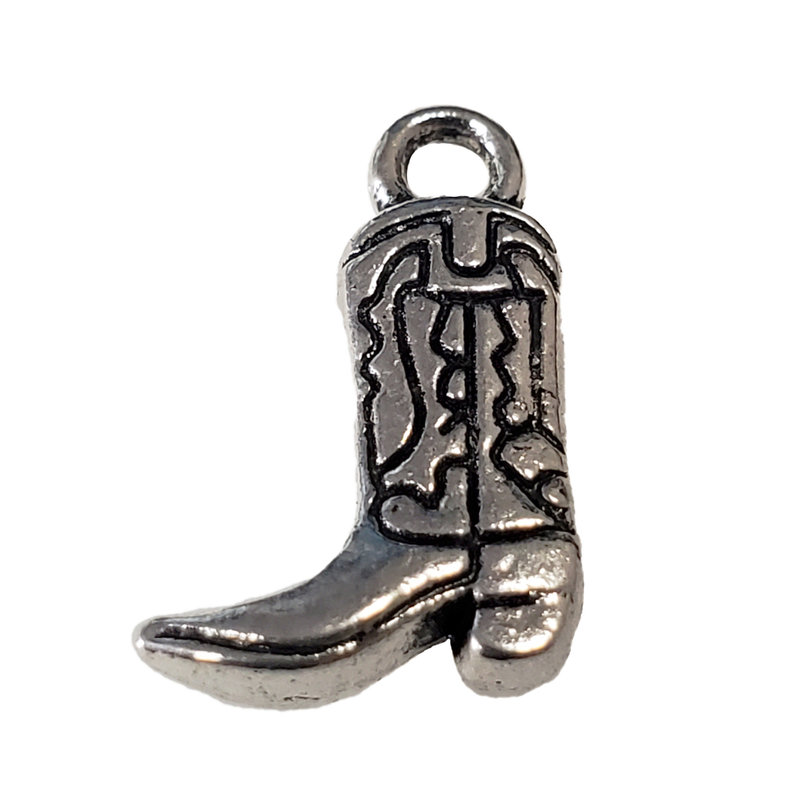 Cowboy Boot Charm 11x19mm 3pcs.