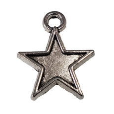 Star Charm 15x19mm 3pcs.