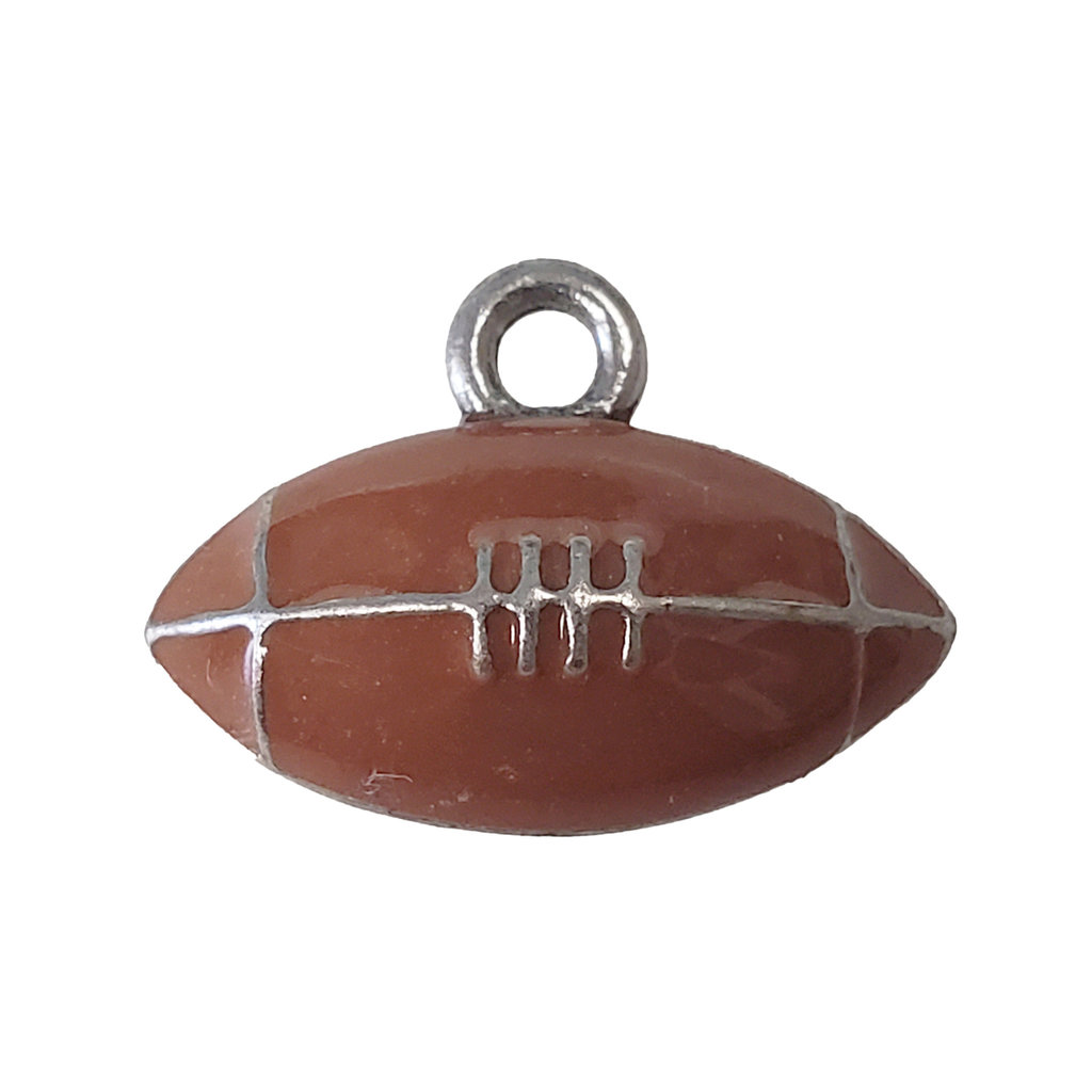 Football Enamel Charm 20x16mm 3pcs.