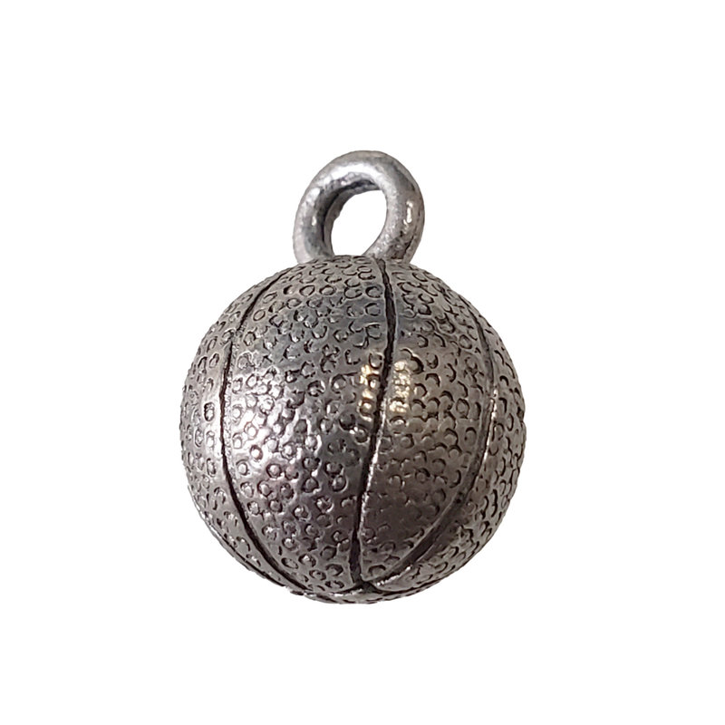 Basketball Charm 11mm 3pcs.