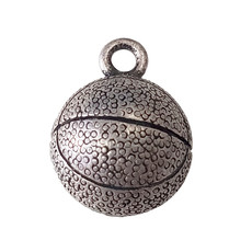 Basketball Charm 15mm 2pcs.