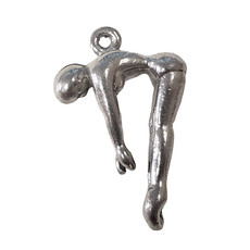 Female Diver Charm 23x16mm 2pcs.