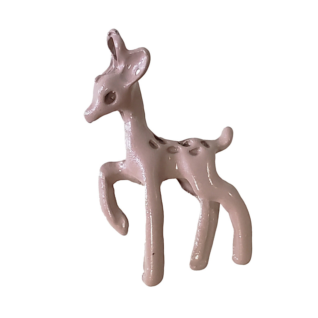 Fawn - Tan Colored Charm 15x22mm 3pcs.