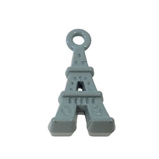 Eiffel Tower - Mint Colored Charm 9x17mm 3pcs.