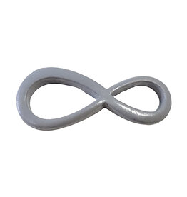 Infinity - Grey Colored Charm 20x9mm