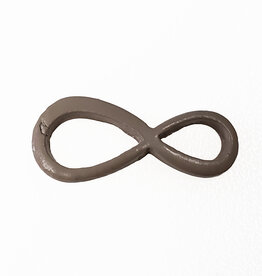 Infinity - Beige Colored Charm 20x9mm