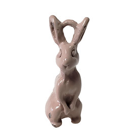 Rabbit - Tan Colored Charm 6x19mm