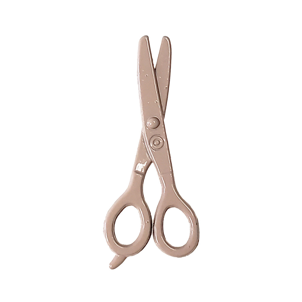 Scissor - Tan Colored Charm 11x25mm 3pcs.