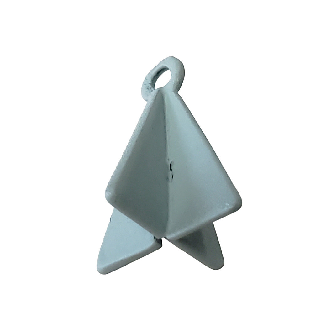 Double Triangle - Mint Colored Charm 8x17mm 3pcs.