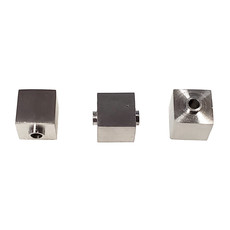 Bead World Stainless Steel Cube Finding