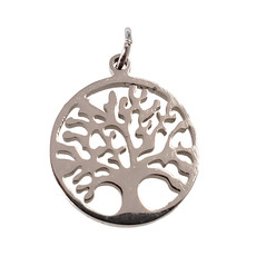 Bead World Filigree Tree of Life  Stainless Steel  13mm