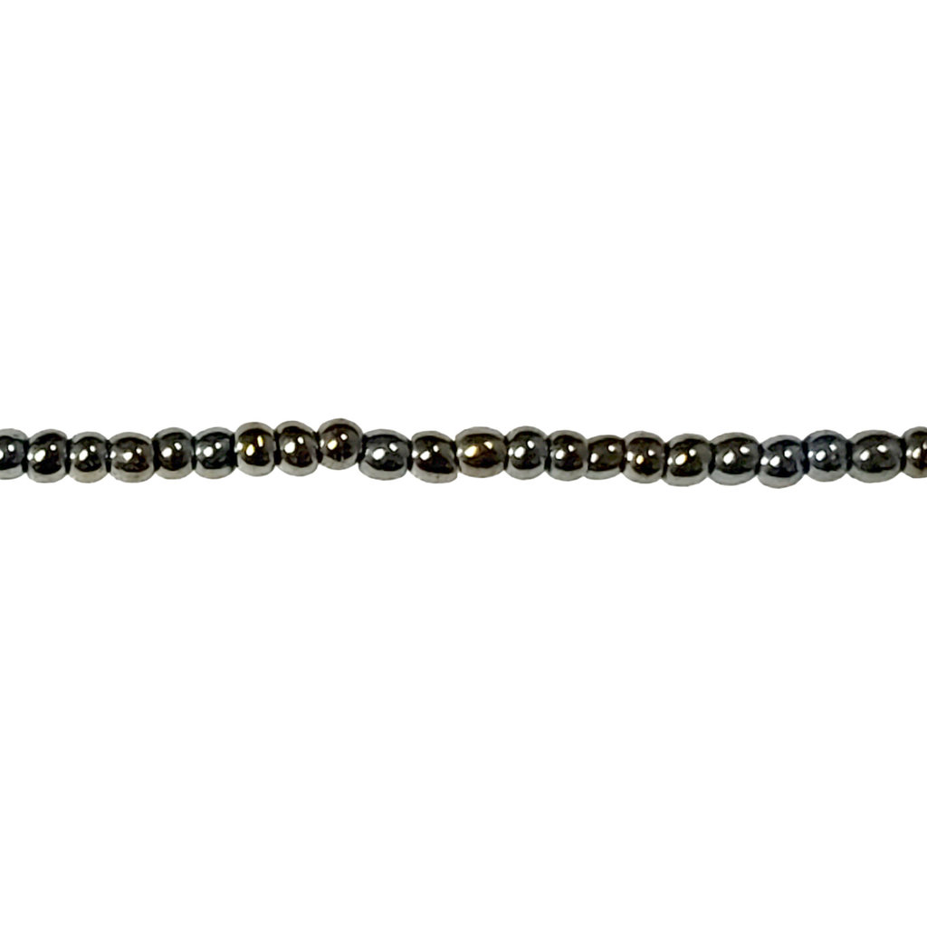 Round Hematite Beads - 2mm