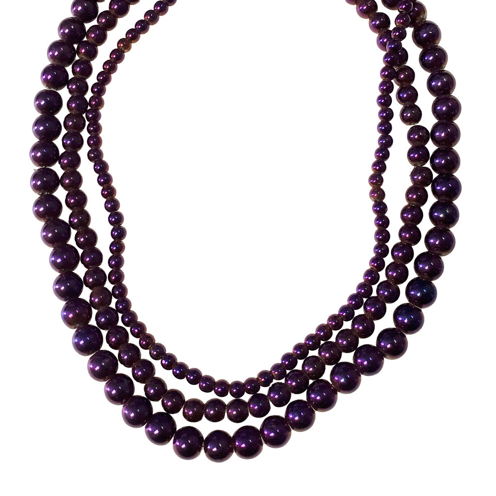 Hematite Beads - Purple