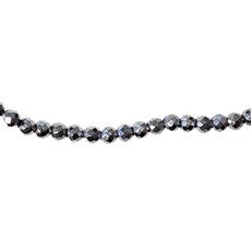 Faceted Round Hematite Beads 4mm 16"