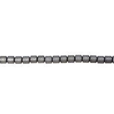 Medium Tube Hematite Beads 2mm 16" Strand