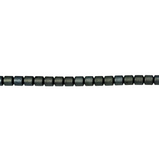 Medium Tube Hematite Beads 2mm 16" Strand