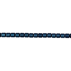 Medium Tube Hematite Beads 2mm 16" Strand