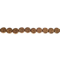 Tree of Life Hematite Beads 10mm 16" Strand