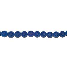 Maple Leaf Hematite Beads 10mm 16" Strand